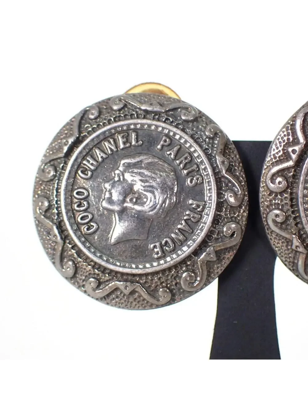 Chanel Clip-On Earrings Metal #215604C63B